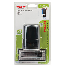 Печать самонаборная 2 круга, оттиск D=42 синий, TRODAT 4642 R2, крышка, КАССА В КОМПЛЕКТЕ, европодвес, 167182 фото Печать самонаборная 2 круга, оттиск D=42 синий, TRODAT 4642 R2, крышка, КАССА В КОМПЛЕКТЕ, европодвес, 167182