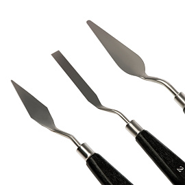 Мастихины кованные ГАММА "Студия", набор 3 шт., картонная упаковка, европодвес, 2131018_01_01