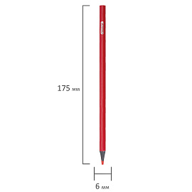 Карандаши цветные ПИФАГОР СТАНДАРТ 12 цветов, трехгранный корпус, 182087