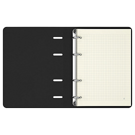 Тетрадь на кольцах А5, 80л. ЛАЙТ, кожзам, Greenwich Line "Background", тон. блок