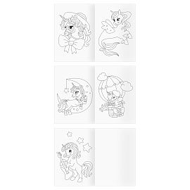 Раскраска А4, 8 стр., ТРИ СОВЫ "Для девочки