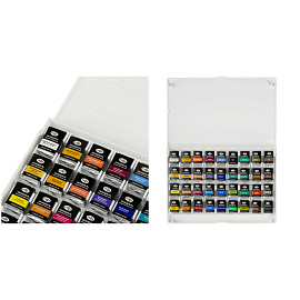 Акварель художественная Гамма "Старый Мастер", 36цв*2,6мл. пластик. Пенал фото Акварель художественная Гамма "Старый Мастер", 36цв*2,6мл. пластик. Пенал