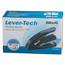 Степлер KW-Trio Level-Touch до 40 листов серый/зелёный энергосберегающий