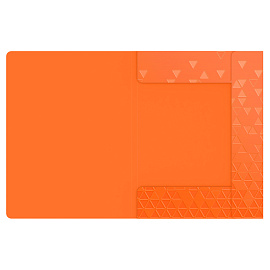 Папка на резинке Berlingo "Neon" А4, 600мкм, оранжевый неон