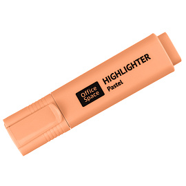 Текстовыделитель OfficeSpace пастельный цвет, оранжевый, 1-5мм фото Текстовыделитель OfficeSpace пастельный цвет, оранжевый, 1-5мм