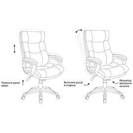 Кресло руководителя Helmi HL-E11 "Forum", экокожа черная фото Кресло руководителя Helmi HL-E11 "Forum", экокожа черная
