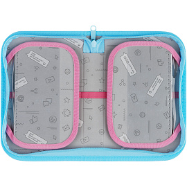 Пенал 1 отделение, 200*130 ArtSpace "Kitten", две откидные секции, ткань