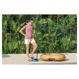 Насос ножной 1,4 л/цикл, 28х19 см, шланг с 3 насадками, BESTWAY, 62004