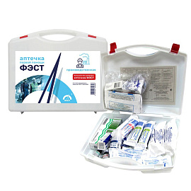 Аптечка первой помощи производственная ФЭСТ № 7.1 (бокс пластиковый) с наполнением