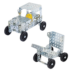 Конструктор металлический ЮНЛАНДИЯ "Для уроков труда №6", развивающий, 146 элементов, 104684 фото Конструктор металлический ЮНЛАНДИЯ "Для уроков труда №6", развивающий, 146 элементов, 104684