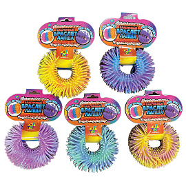 Игрушка-антистресс "ЛАПША" эластичный браслет, ассорти, 1TOY фото Игрушка-антистресс "ЛАПША" эластичный браслет, ассорти, 1TOY