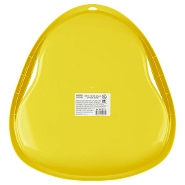 Ледянка ТРИ СОВЫ большая с ручками, желтая фото Ледянка ТРИ СОВЫ большая с ручками, желтая