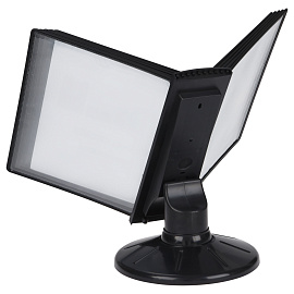 Демосистема настольная OfficeSpace с 10 черными панелями, вращающаяся фото Демосистема настольная OfficeSpace с 10 черными панелями, вращающаяся