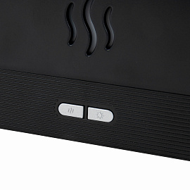 Увлажнитель воздуха "Камин", эффект пламени, 180 мл, Аромамасло в ПОДАРОК, черный, DASWERK (ДАСВЕРК), 456845