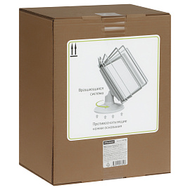 Демосистема настольная OfficeSpace с 10 серыми панелями, вращающаяся