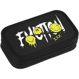 Пенал 3 отделения, 190*110 ArtSpace "Energy", ламинированный картон, софт-тач