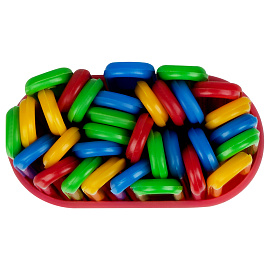 Счетные палочки (30 штук) многоцветные, в пластиковом пенале, СП06 фото Счетные палочки (30 штук) многоцветные, в пластиковом пенале, СП06