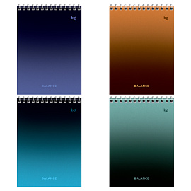 Блокнот А5 40л. на гребне BG "Моноколор. Баланс