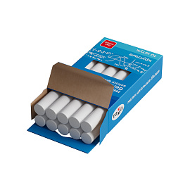 Мел круглый Гамма белый 10 штук