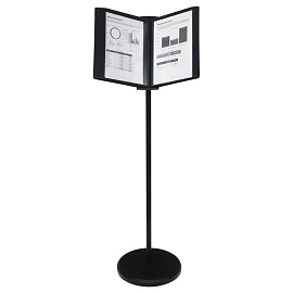 Демосистема напольная OfficeSpace с 10 черными панелями