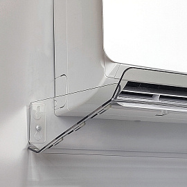 Экран для кондиционера настенного 100х850х315 мм, ПЭТ, прозрачный 2 мм, 10000022