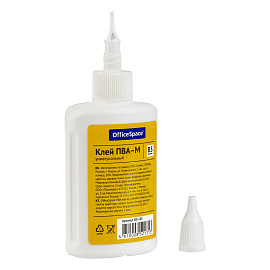 Клей ПВА OfficeSpace, 85г, с дозатором фото Клей ПВА OfficeSpace, 85г, с дозатором