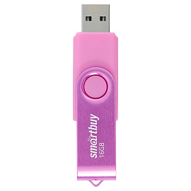 Память Smart Buy "Twist" 16GB, USB 2.0 Flash Drive, пурпурный