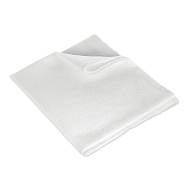 Полотенце (протирочное полотно) вафельное 40x80 см 160 г/кв.м белое