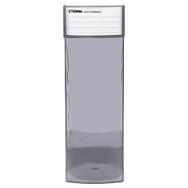 Лоток для бумаг вертикальный СТАММ "Эксперт", тонированный серый, ширина 95мм