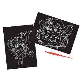 Гравюра Мульти-Пульти "Феи", А5, разноцветная основа, пакет с европодвесом фото Гравюра Мульти-Пульти "Феи", А5, разноцветная основа, пакет с европодвесом