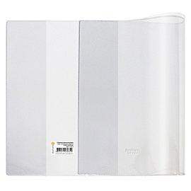 Обложка ПВХ со штрихкодом для учебников английского языка, контурных карт, атласов БОЛЬШОГО ФОРМАТА, ПЛОТНАЯ, 120 мкм, 292х442 мм,ДПС,1143.1