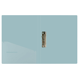 Папка с боковым зажимом СТАММ "Акцент" А4, 17мм, 800мкм, пластик, эвкалиптовая