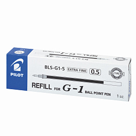 Стержень гелевый Pilot BLS-G1-5 черный 129 мм (толщина линии 0.3 мм)