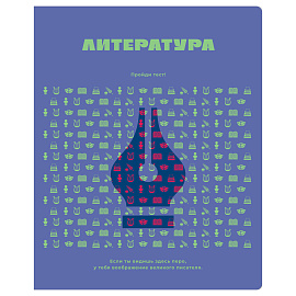 Тетрадь предметная 48л. BG "Профтест" - Литература, эконом