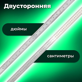 Линейка металлическая 100 см, BRAUBERG, европодвес, 210311 фото Линейка металлическая 100 см, BRAUBERG, европодвес, 210311