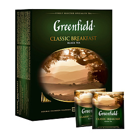 Чай черный Greenfield Classic Breakfast 100 пакетиков