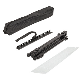 Мольберт-тренога металлический переносной, телескопический, 117х166х94 см, чехол, BRAUBERG ART, 192266