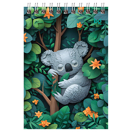 Блокнот А6 40л. на гребне BG "Paper art