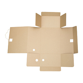 Папка архивная с завязками OfficeSpace "Standard" плотная, микрогофрокартон, 150мм, бурый, 1400л.