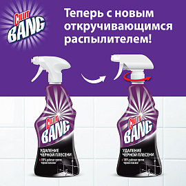 Средство для сантехники чистящее Cillit Bang Удаление чёрной плесени 0,75 л для уборки туалета и ванной