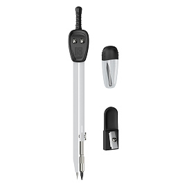 Готовальня Berlingo "Expert", 3 предмета, циркуль 135мм, пластиковый футляр фото Готовальня Berlingo "Expert", 3 предмета, циркуль 135мм, пластиковый футляр