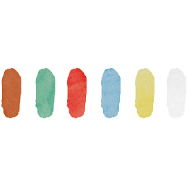 Краски акварельные Мульти-Пульти Чебурашка медовые 6 цветов фото Краски акварельные Мульти-Пульти Чебурашка медовые 6 цветов