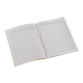 Книга учета движения трудовых книжек (32 листа, скрепка, обложка картон)