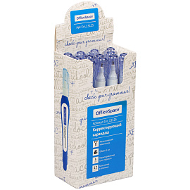 Корректирующий карандаш OfficeSpace, 05мл, металлический наконечник фото Корректирующий карандаш OfficeSpace, 05мл, металлический наконечник