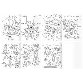 Раскраска А4, 16 стр., ТРИ СОВЫ "Для мальчиков