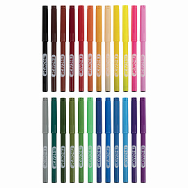 Фломастеры ПИФАГОР "ЕДИНОРОГ", 24 цвета, вентилируемый колпачок, 152450