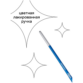 Кисть синтетика Гамма, плоскоовальная №02 фото Кисть синтетика Гамма, плоскоовальная №02