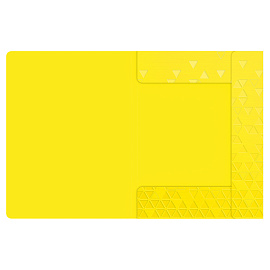 Папка на резинке Berlingo "Neon" А4, 600мкм, желтый неон