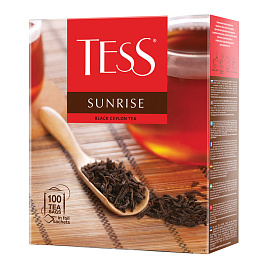 Чай черный Tess Sunrise 100 пакетиков