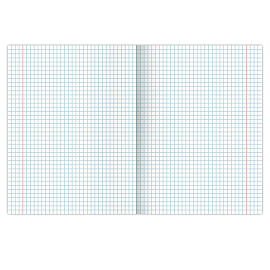 Тетрадь 24 л. BRAUBERG "КЛАССИКА", клетка, обложка картон, БЕЛАЯ, 106484